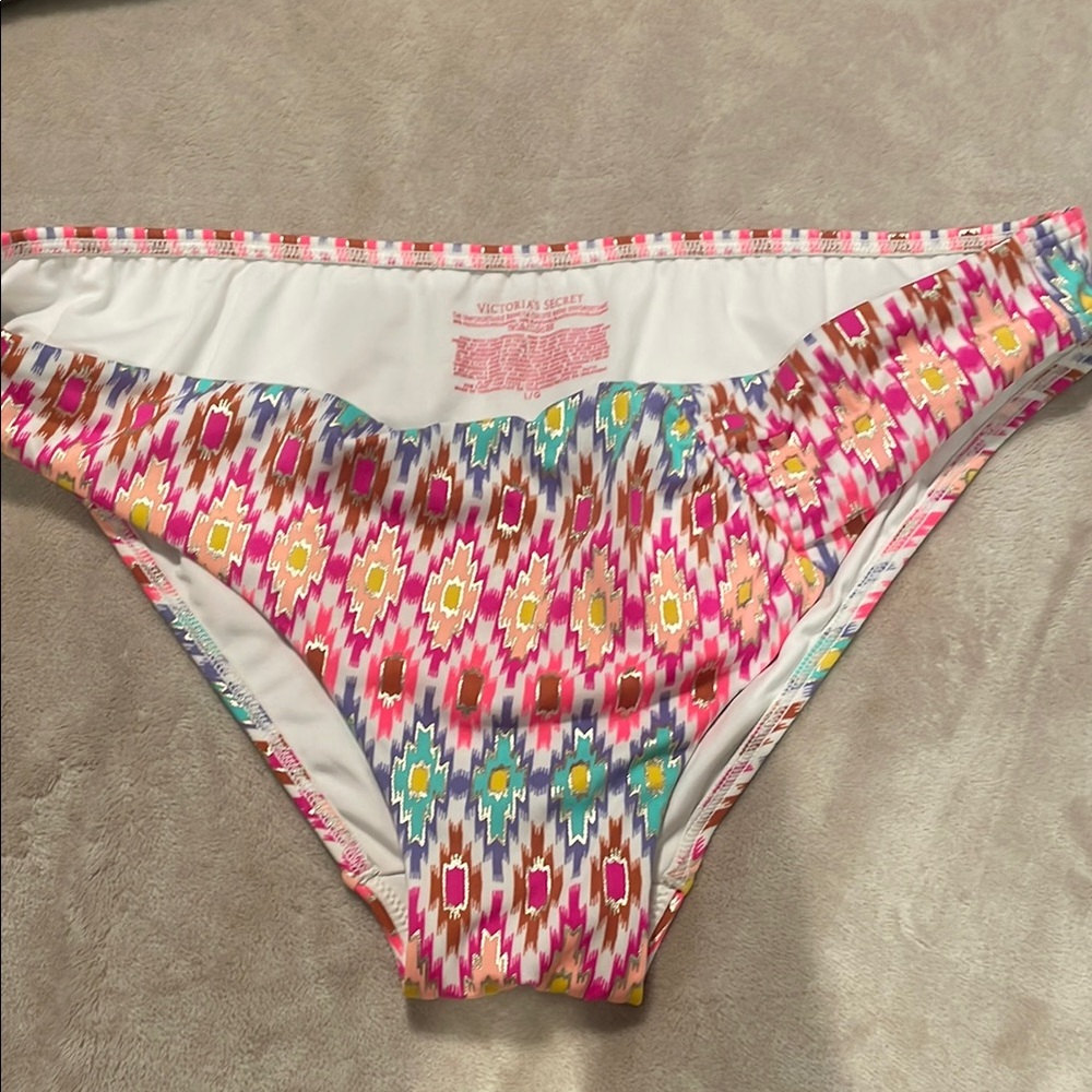 Victoria's Secret Colorful Ikat Bikini Bottom